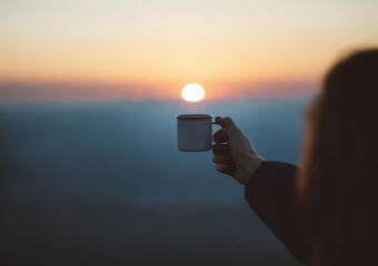 夕日
